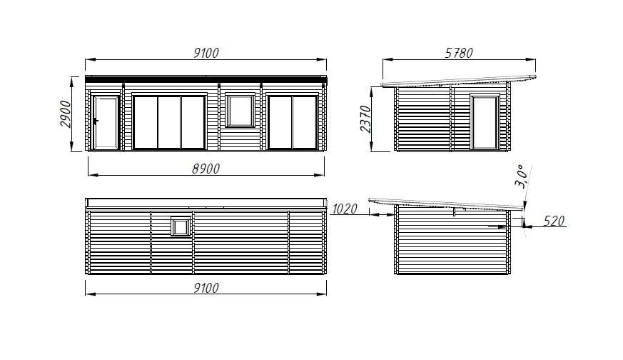 Palmako Cecilia gjestehytte 32,0 m²