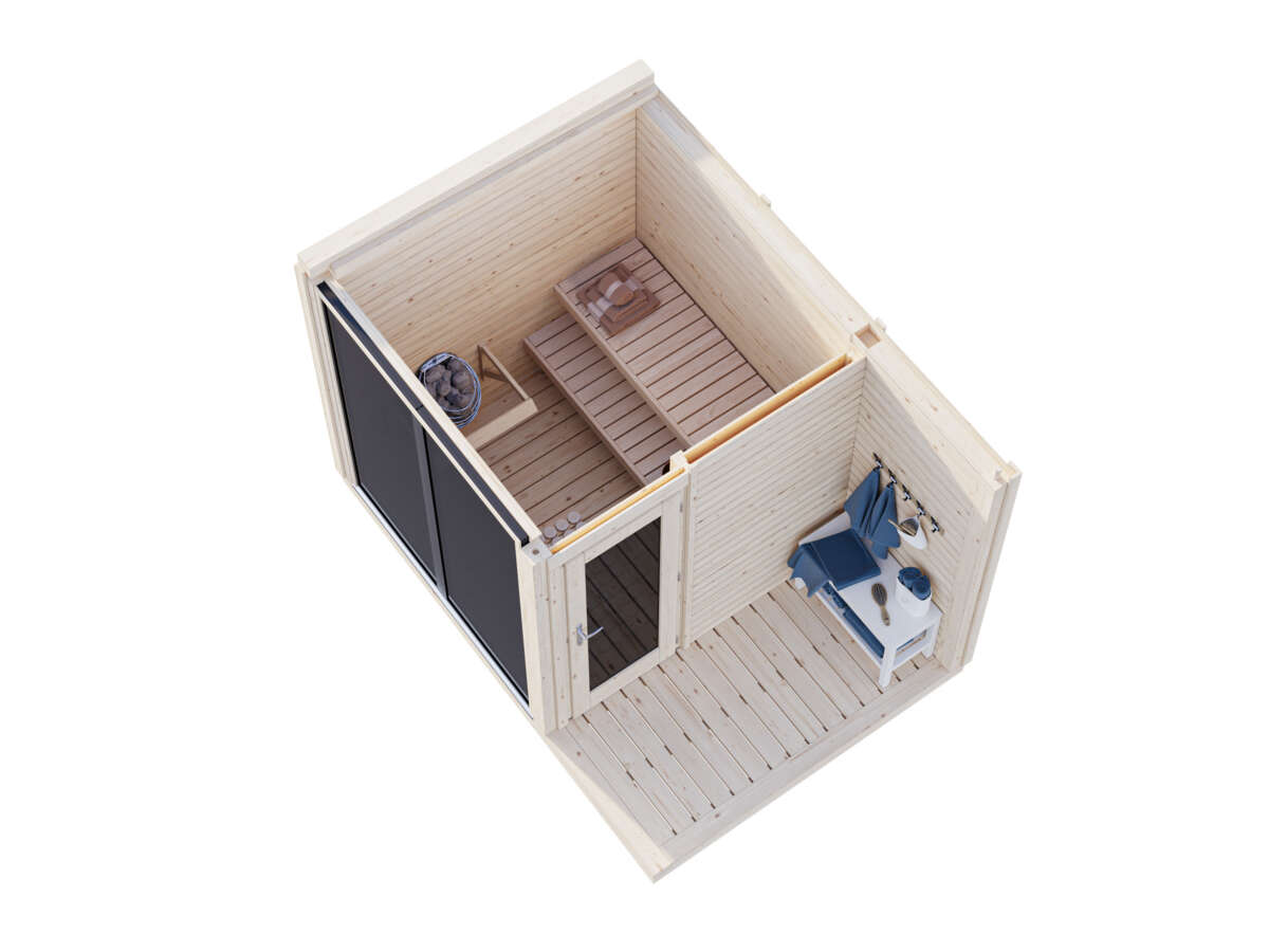 Palmako Sarah badstue 3,8+2,1 m²