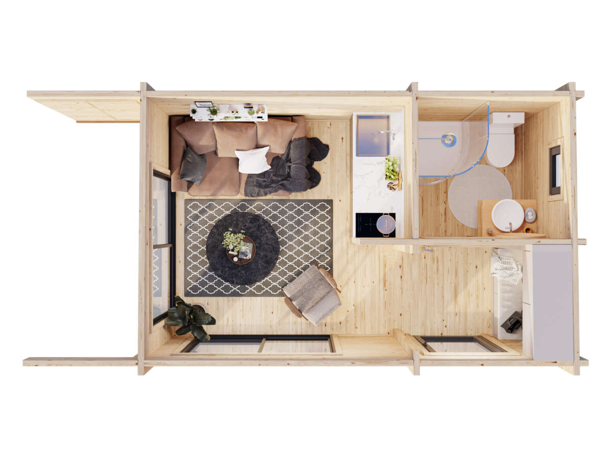 Palmako Cecilia gjestehytte 14,2 m²