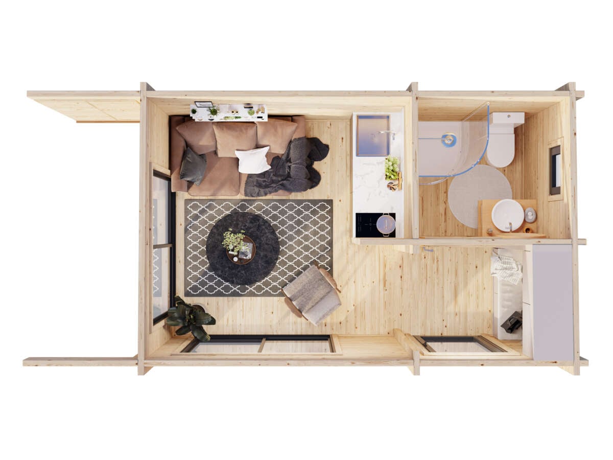 Palmako Cecilia gjestehytte 14,2 m²