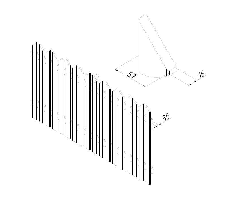 Palmako Kamilla hagegjerde
