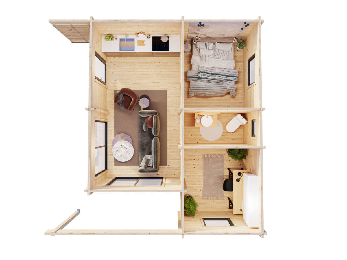 Palmako Cecilia gjestehytte 30,0 m²