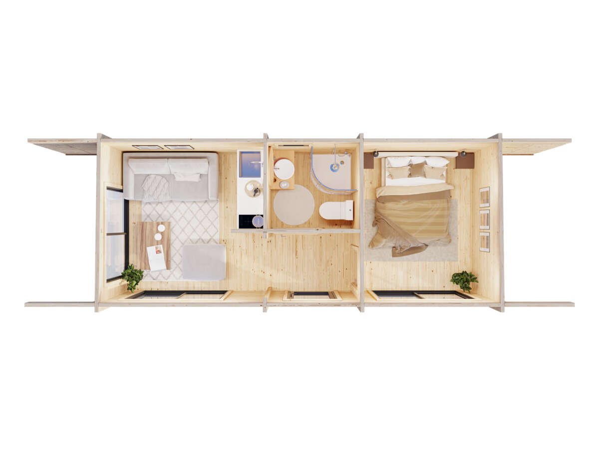 Palmako Cecilia gjestehytte 21,8 m²