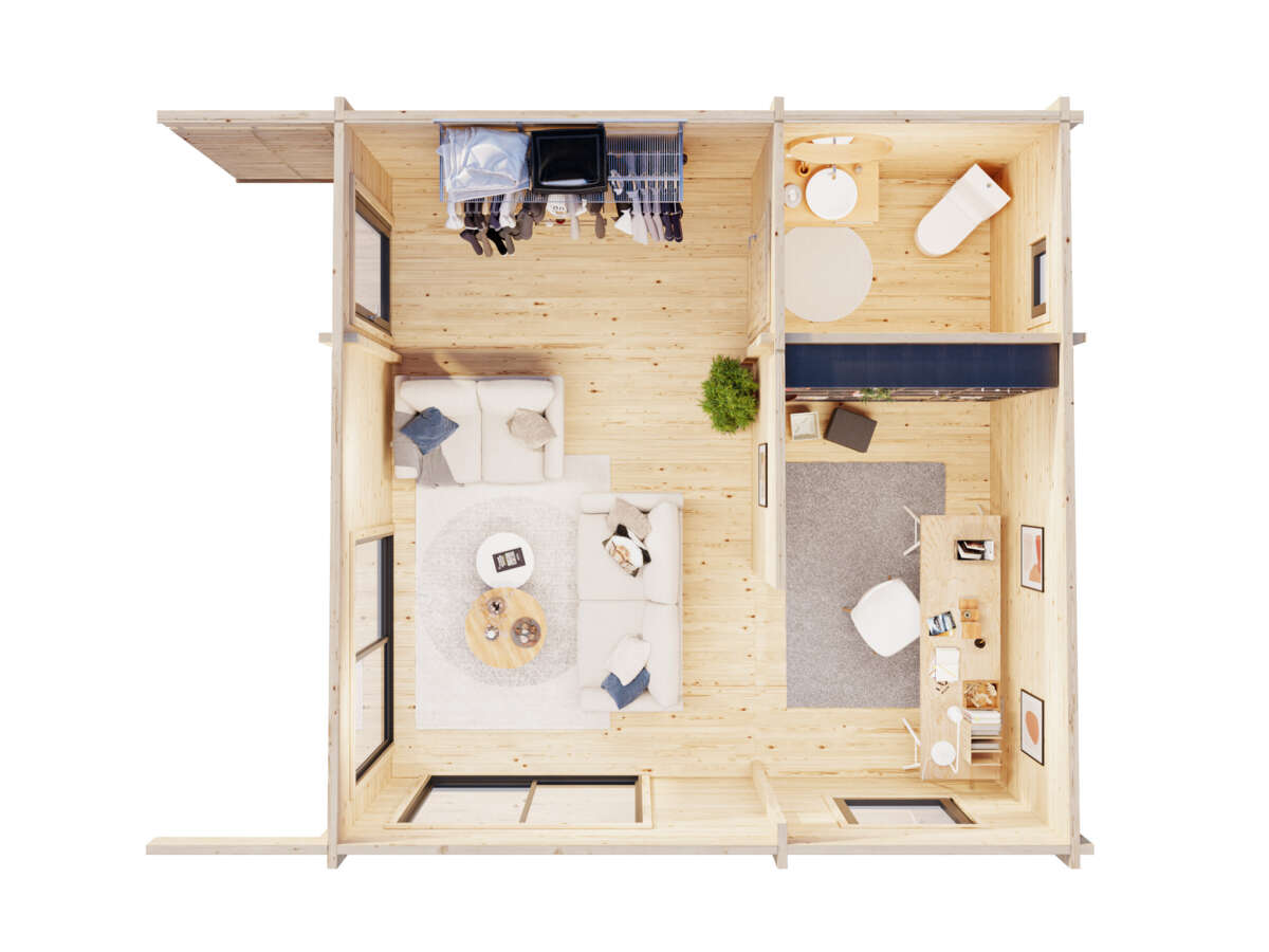 Palmako Cecilia gjestehytte 27,2 m²