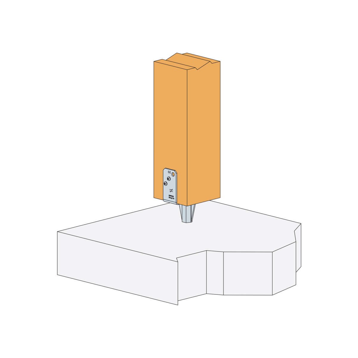 Simpson Strong-tie pbws søylesko