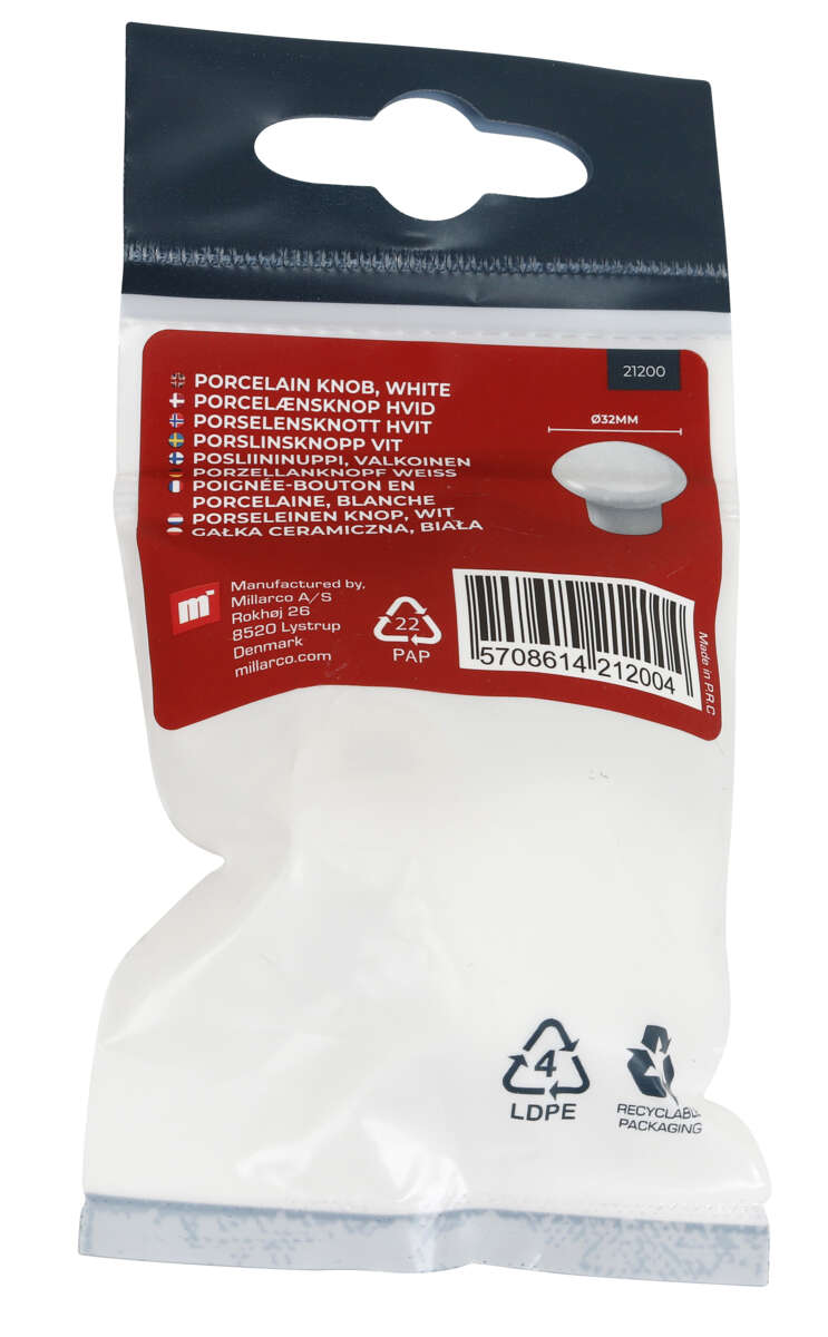 HOME It® porselensknott 2 stk.