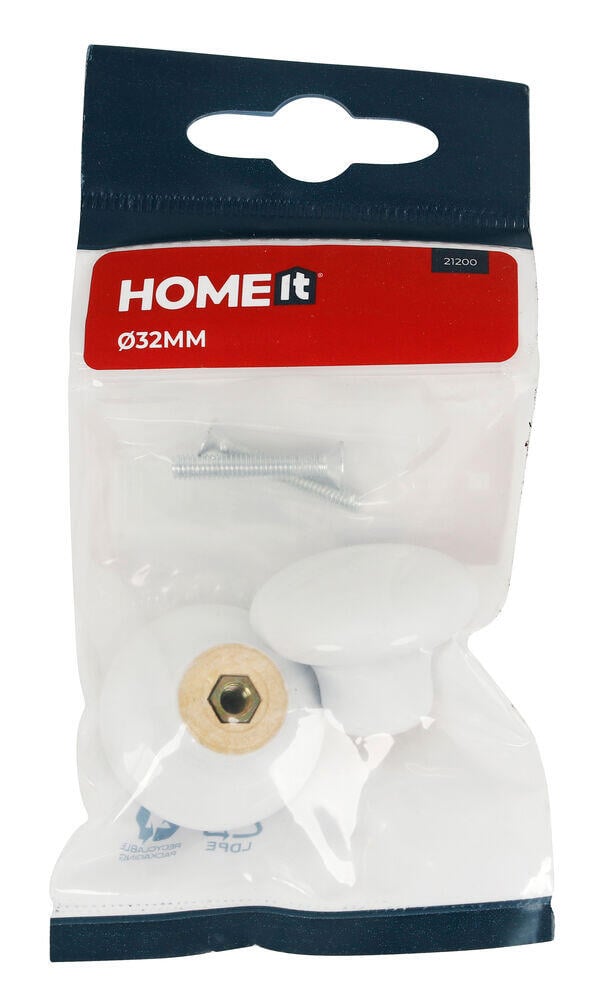 HOME It® porselensknott 2 stk.