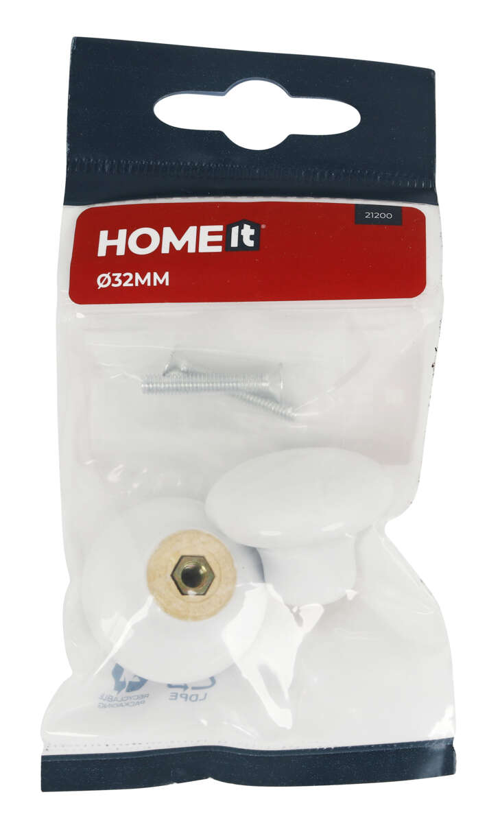 HOME It® porselensknott 2 stk.
