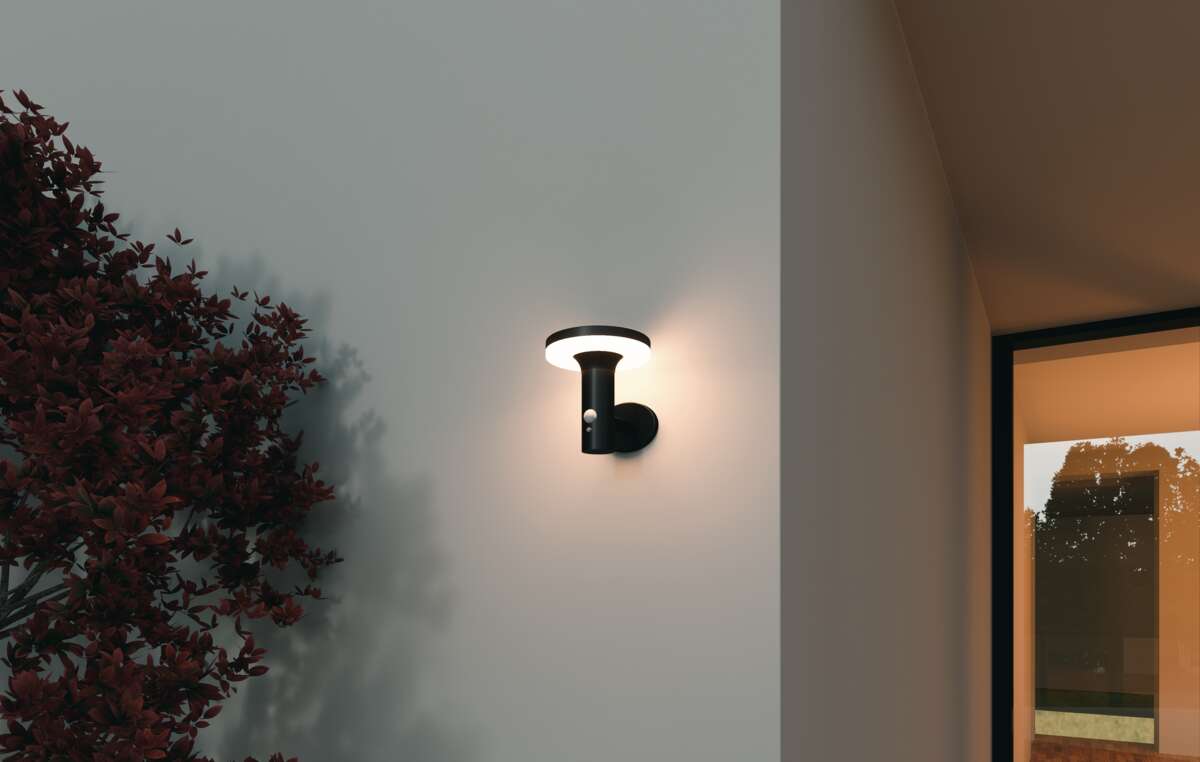 Solcelle Cambridge LED vegglys