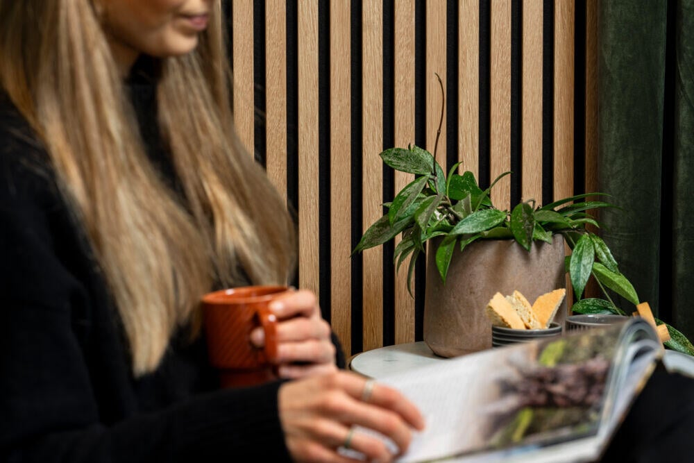 Rindalslist Whisper Akustikk Walnut spileplate 300x2400