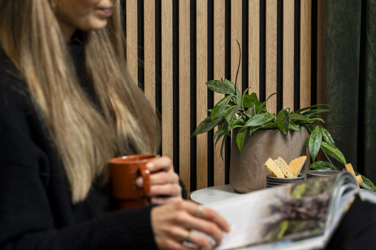 Rindalslist Whisper Akustikk Walnut spileplate 300x2400