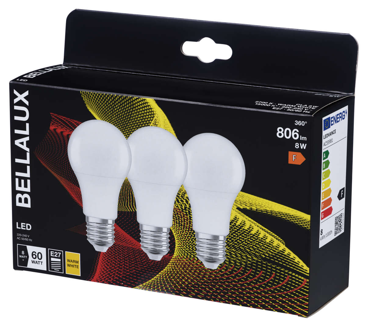 ️ BELLALUX® LED Classic pære 3pk