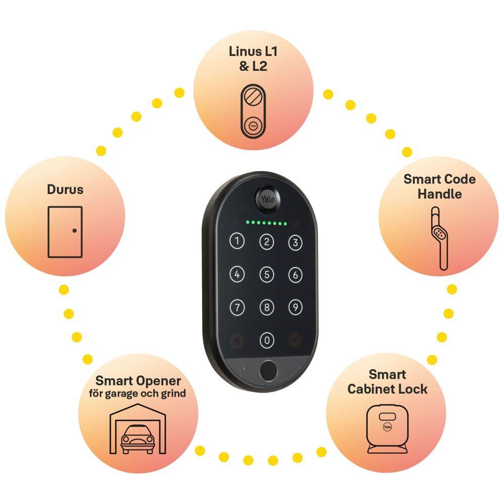 Yale Smart Keypad 2 - Fingerprint kodetastatur