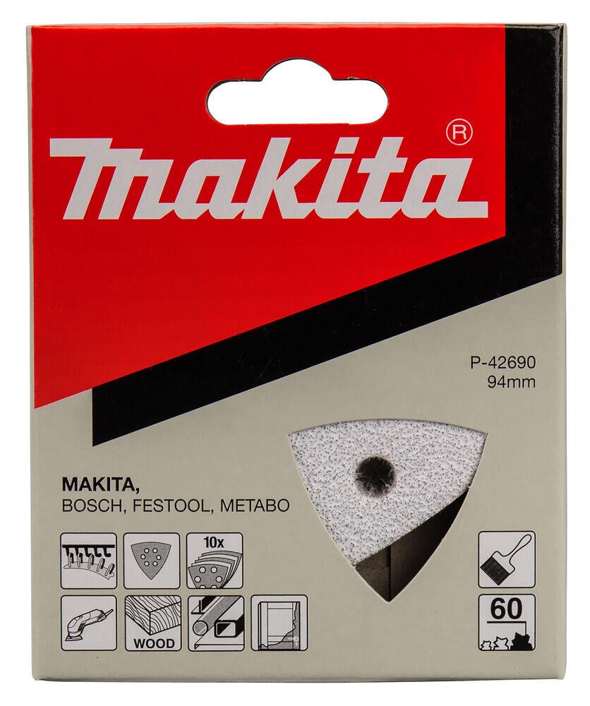 Makita Delta K60 slipepapir 10-pk