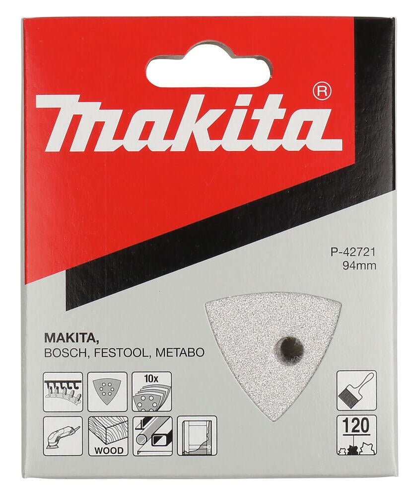 Makita Delta K120 slipepapir 10-pk