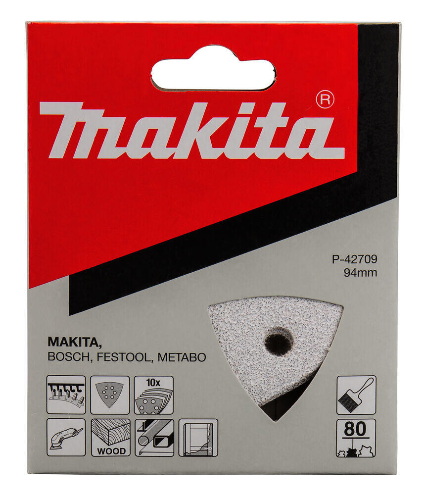 Makita Delta K80 slipepapir 10-pk