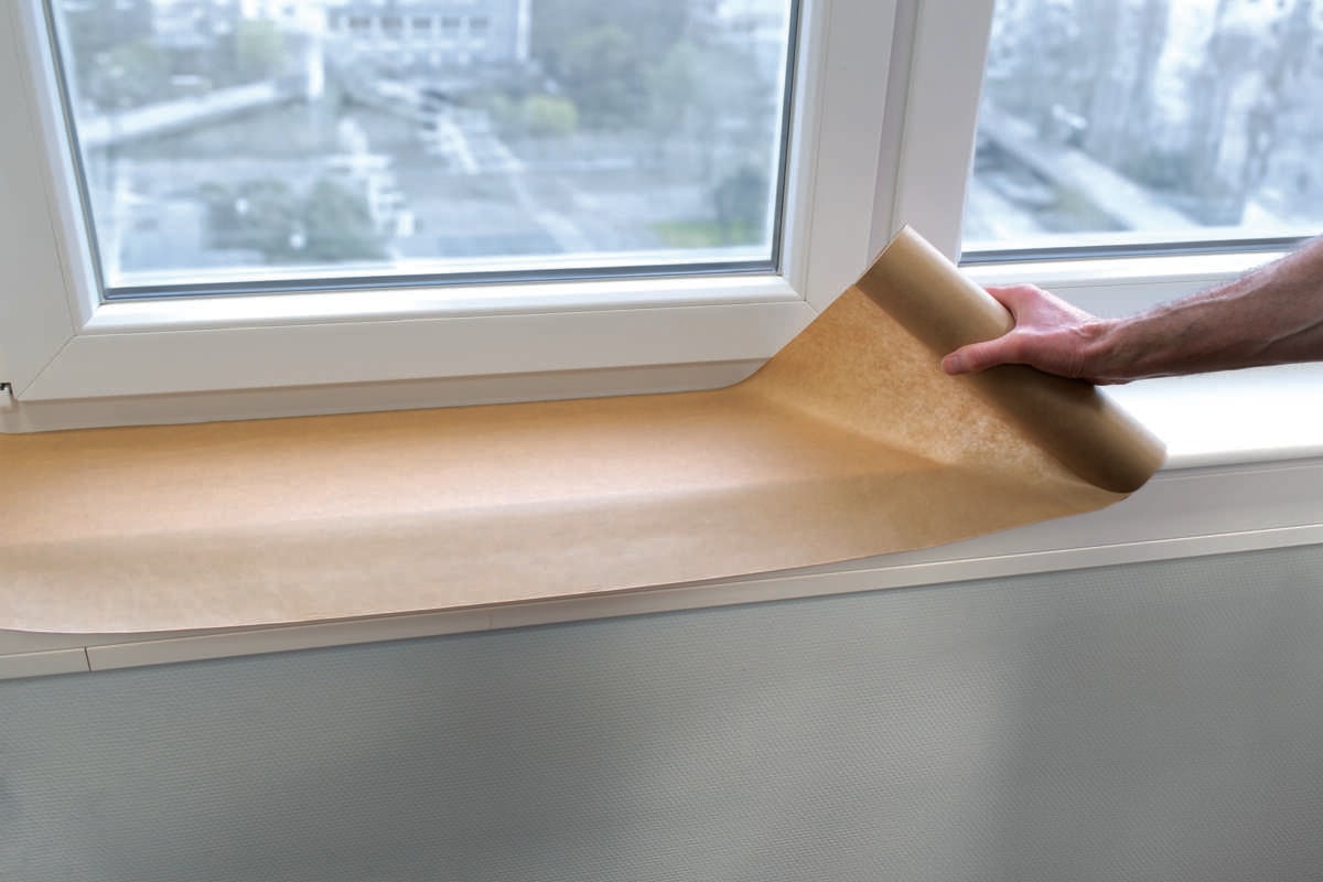 Selvklebende maskingspapir 50 meter