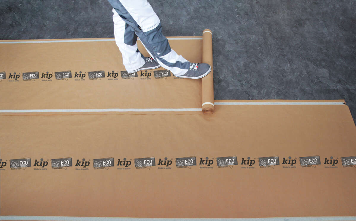 Dekningspapp til gulv m/tape 10 meter