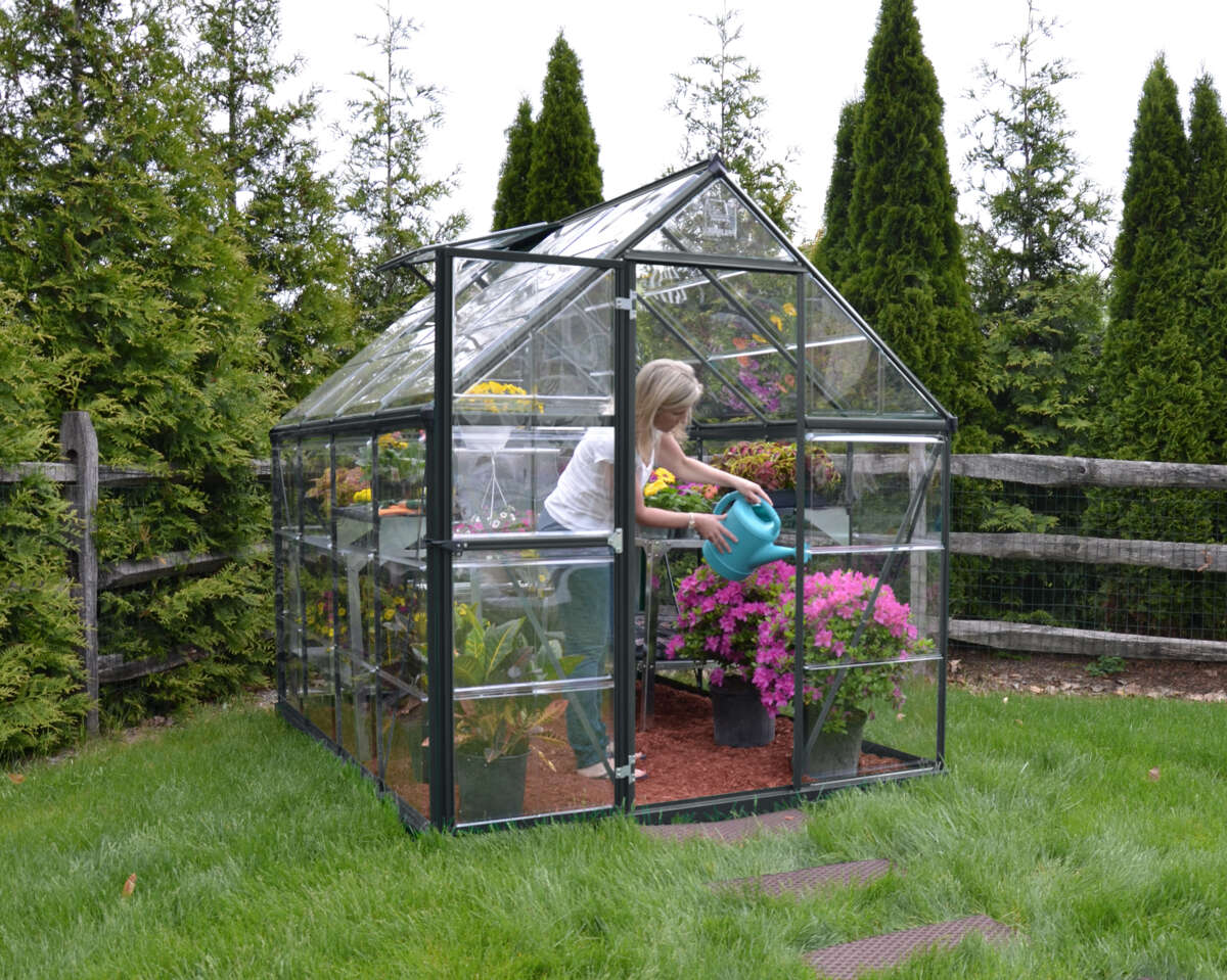 Palram - Canopia Harmony sølv drivhus 4,6 m²