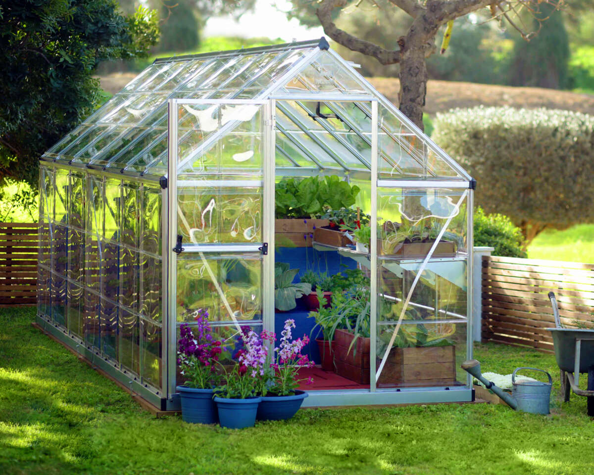Palram - Canopia Harmony sølv drivhus 7,9 m²