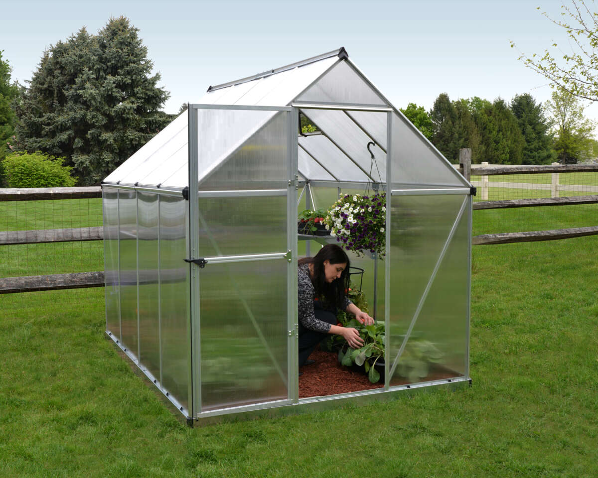 Palram - Canopia Mythos sølv drivhus 4,6 m²