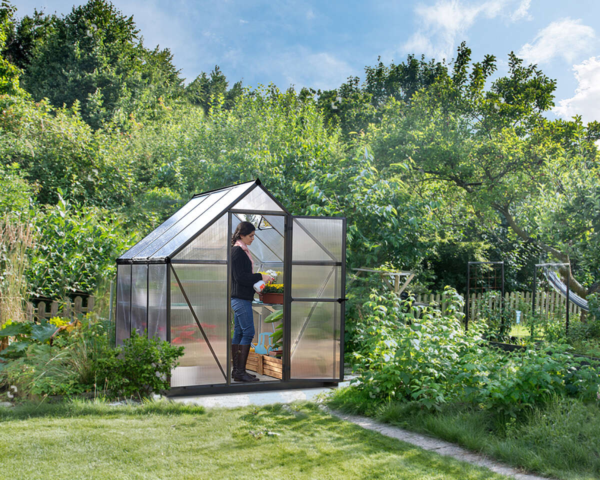 Palram - Canopia Mythos grå drivhus 3,4 m²
