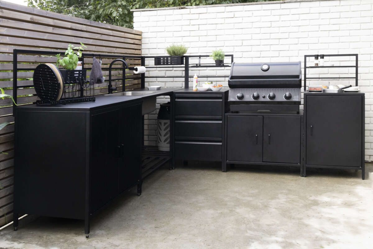 FCC utekjøkken modul 6 skuffeseksjon