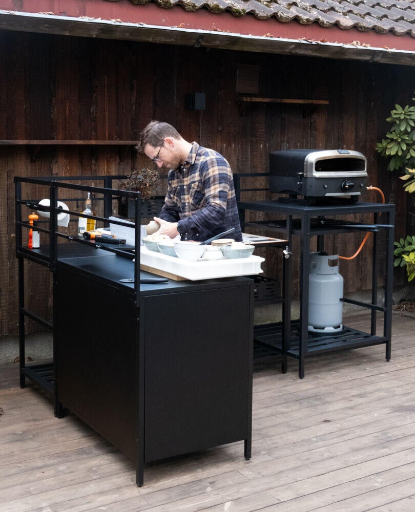 FCC utekjøkken modul 2 hjørneseksjon