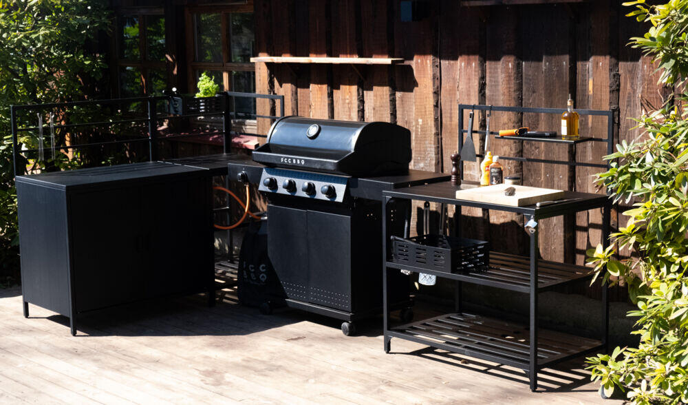 FCC utekjøkken modul 3 hylleseksjon 100 cm