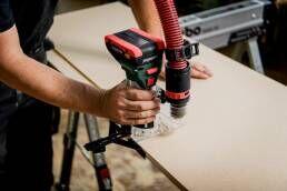 Metabo FMV 18 LTX BL 8 kantfres u/batteri