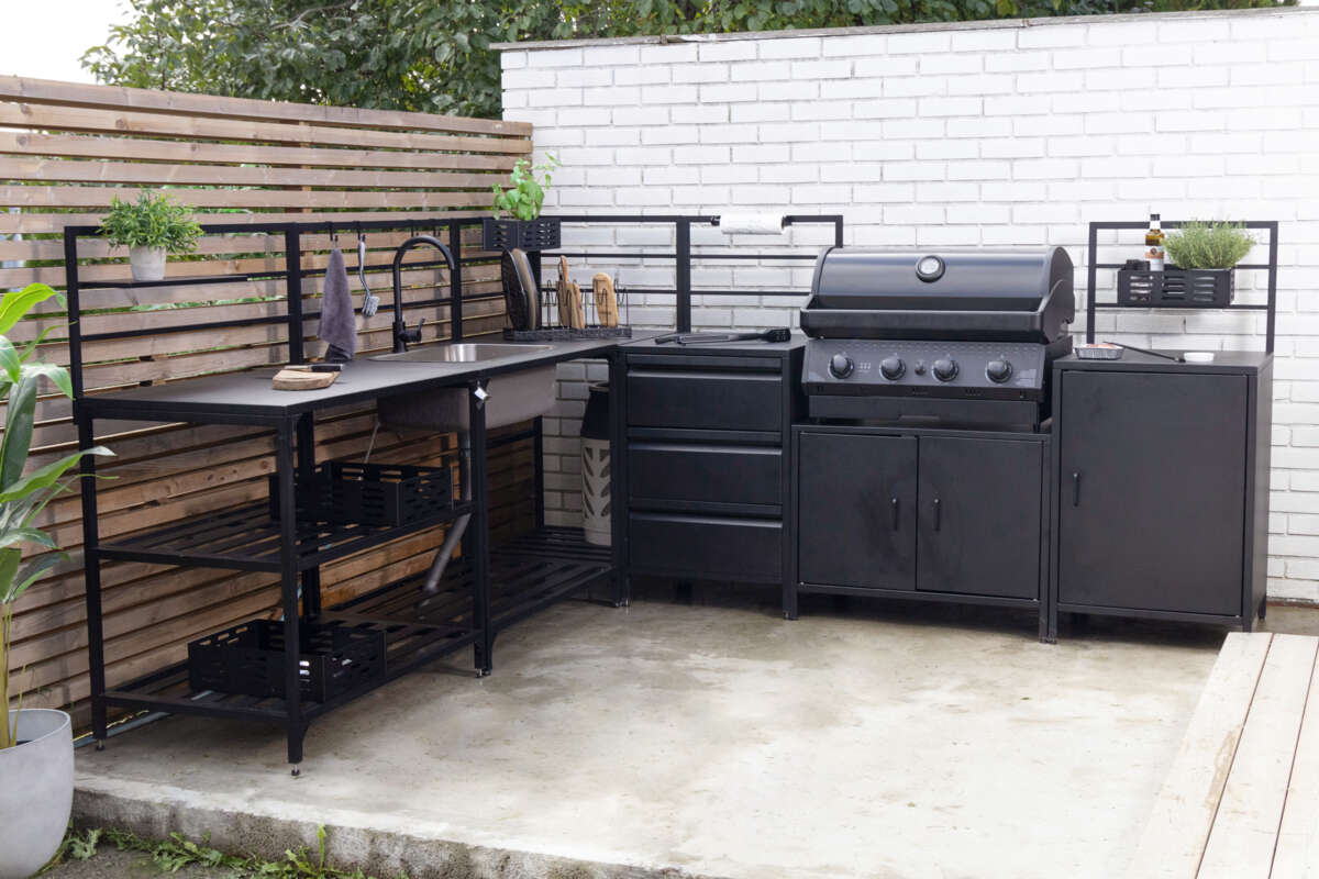 FCC utekjøkken modul 8 grillseksjon 2 dører