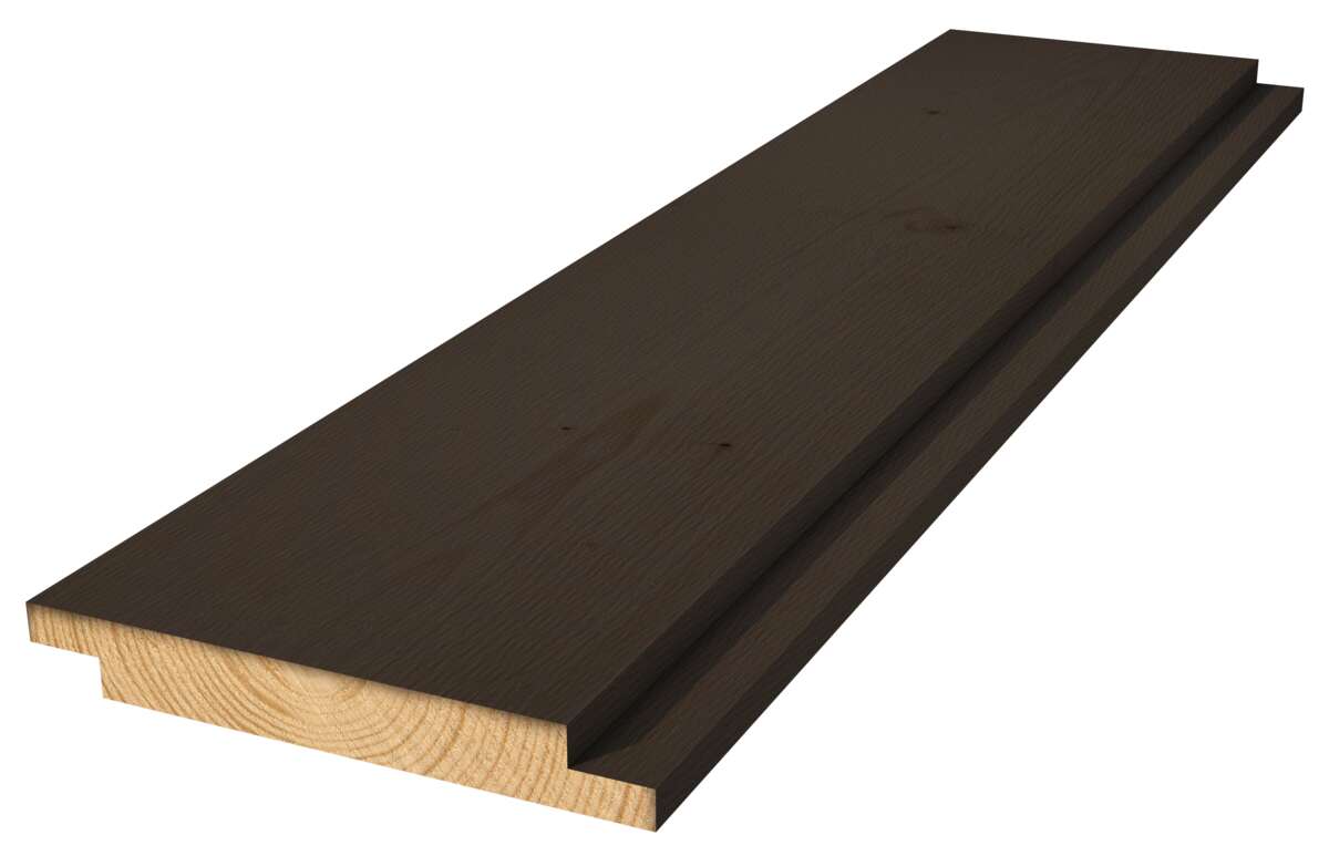 19X148 D-fals Heftig SYN gunnet og beiset kledning