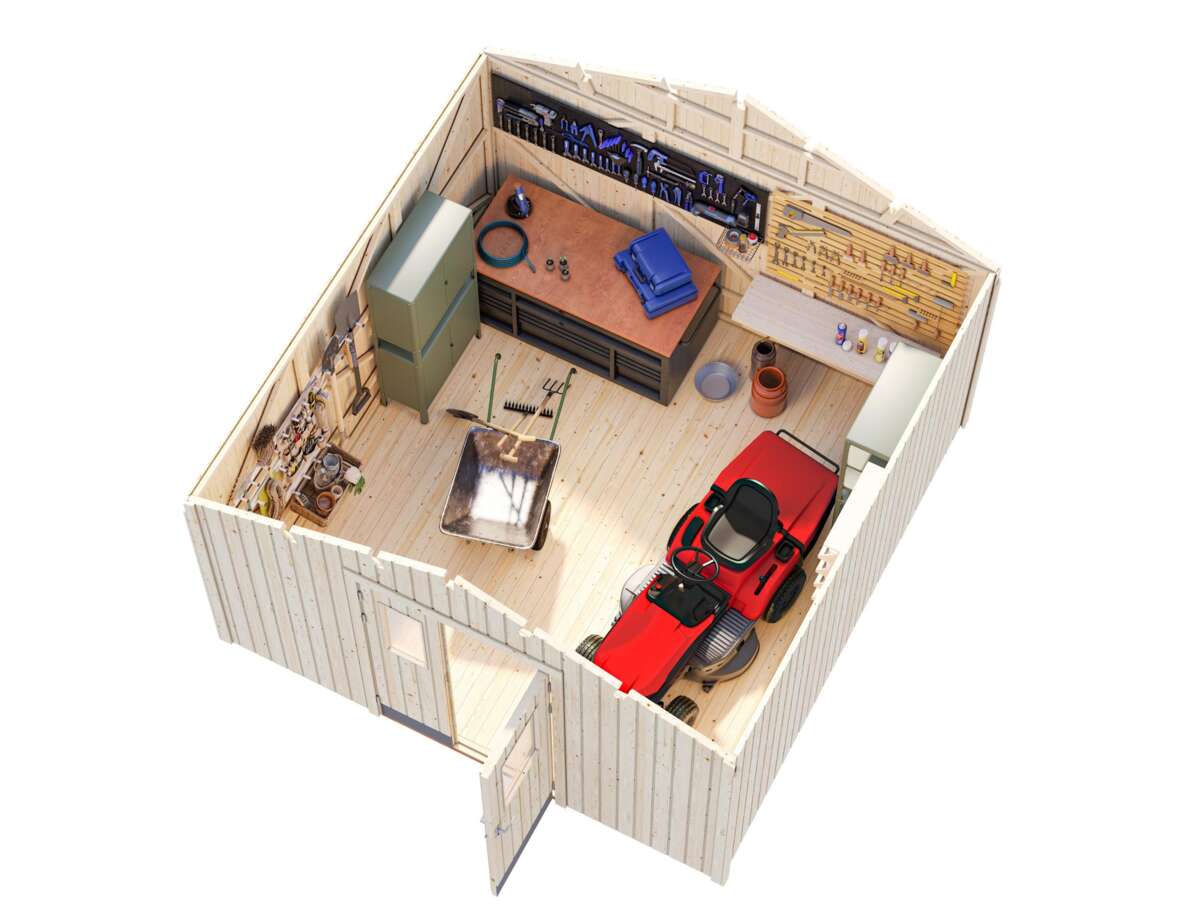 Palmako Lucas redskapsbod 12,1 m2