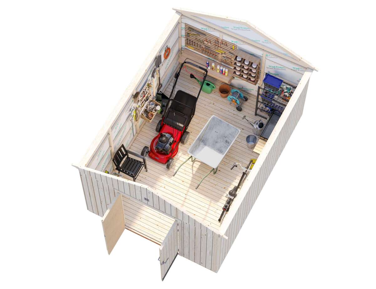 Palmako Martin redskapsbod 13,6 m2