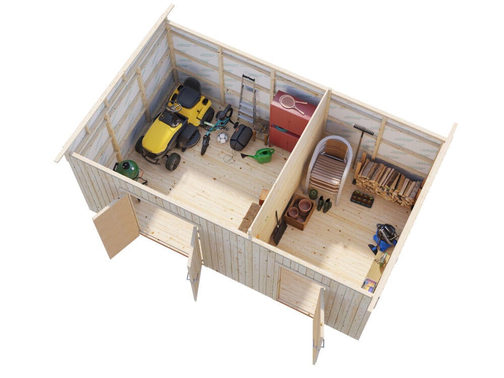 Palmako Kalle redskapsbod 16,9 m2