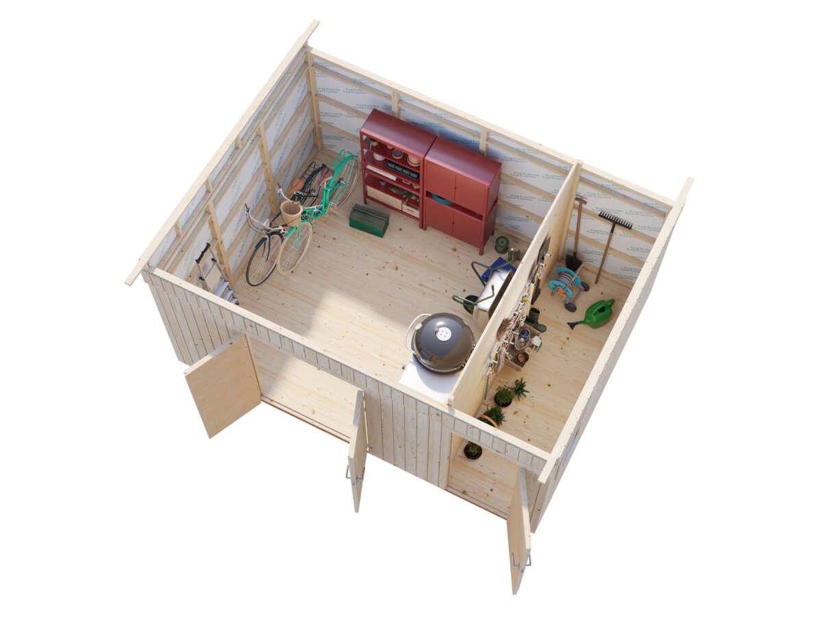 Palmako Kalle redskapsbod 13,5 m2