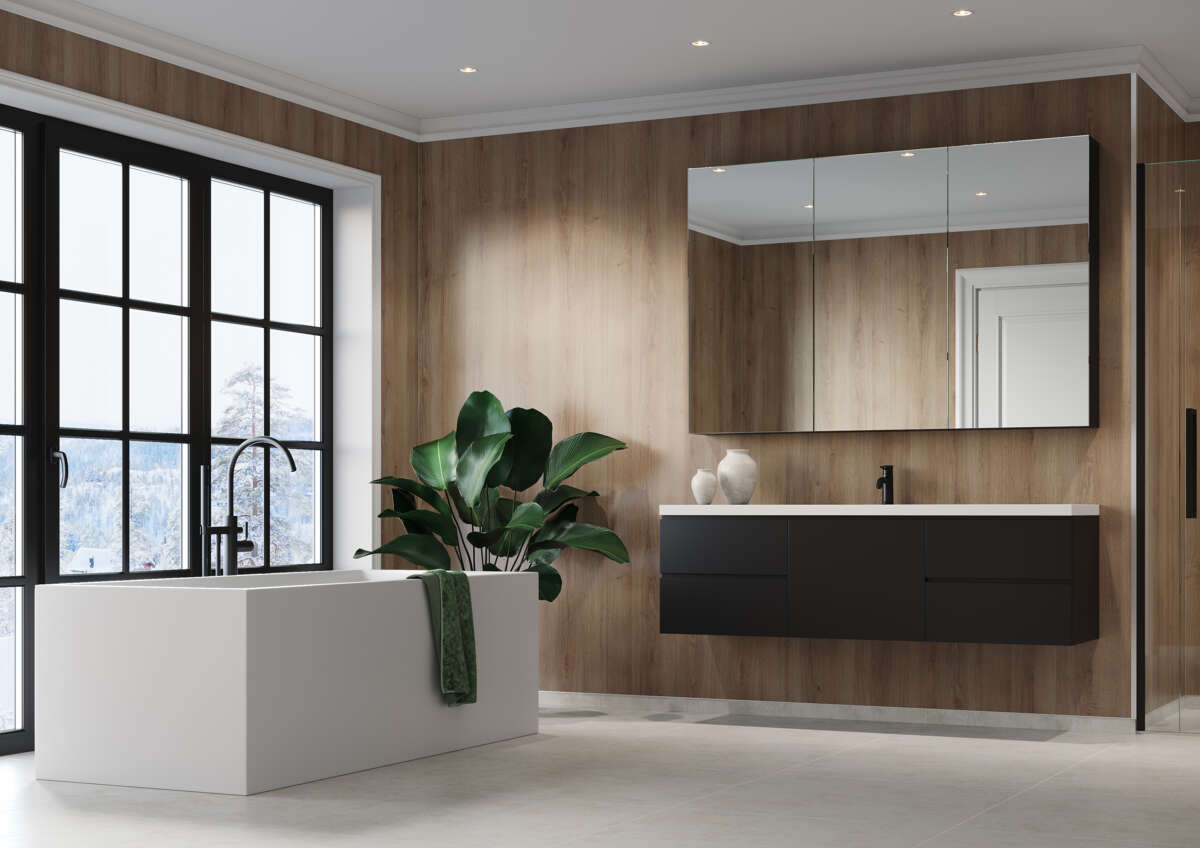 Fibo Basic 0164 Oak Nature baderomsplate 2-pk