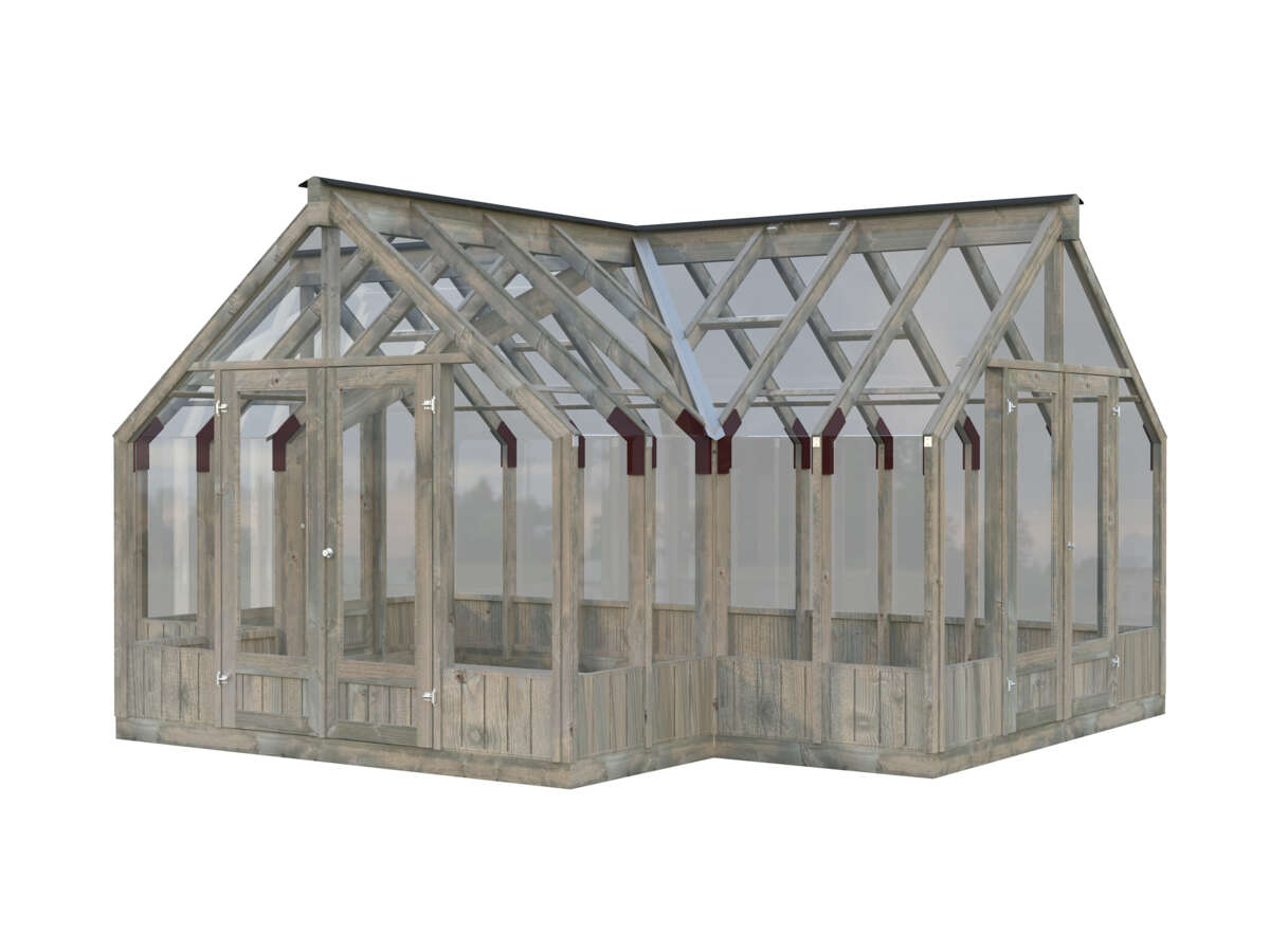 Palmako Emilia veksthus/hagestue 19,1 m²