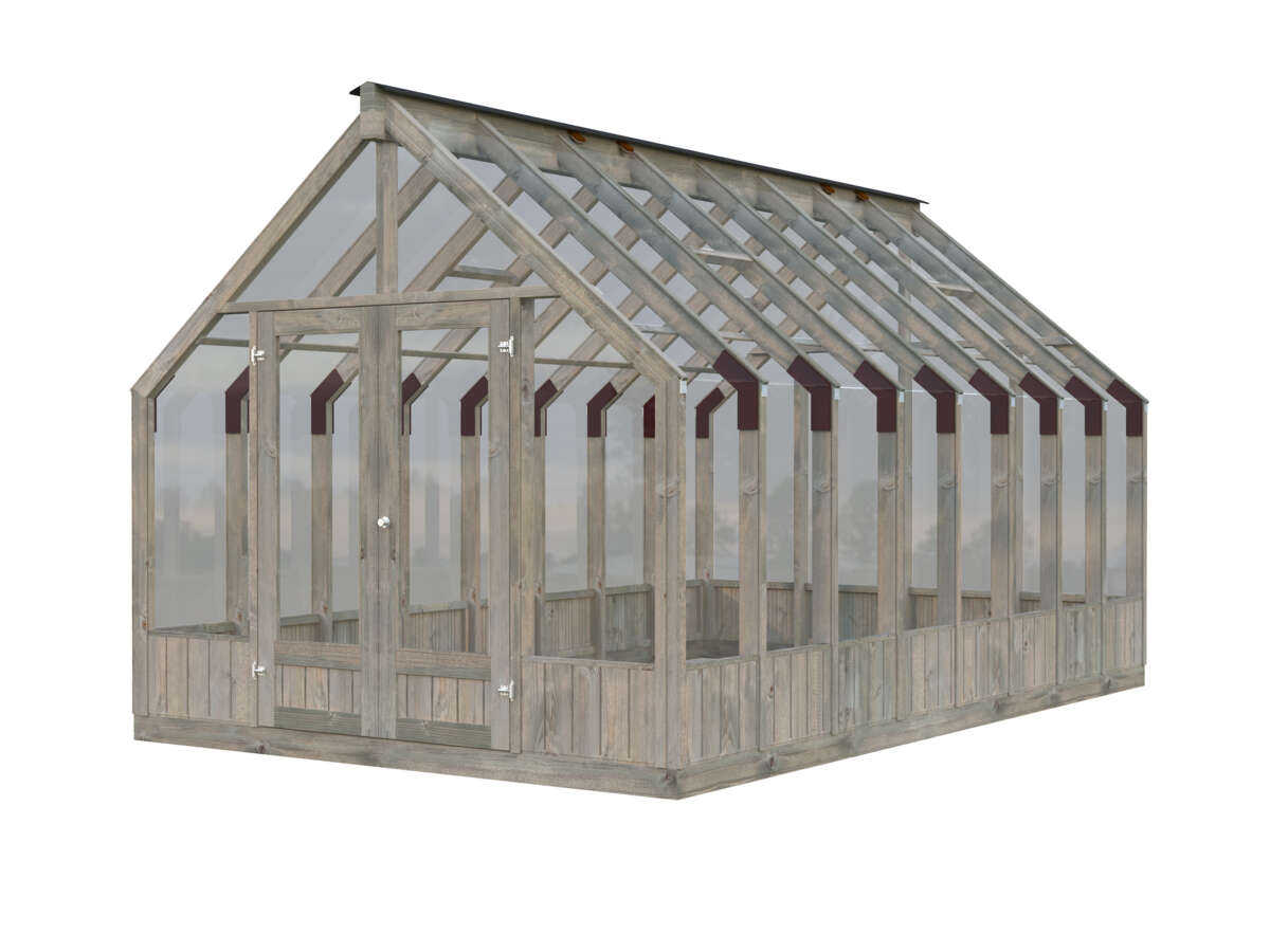 Palmako Emilia veksthus/hagestue 13,8 m²