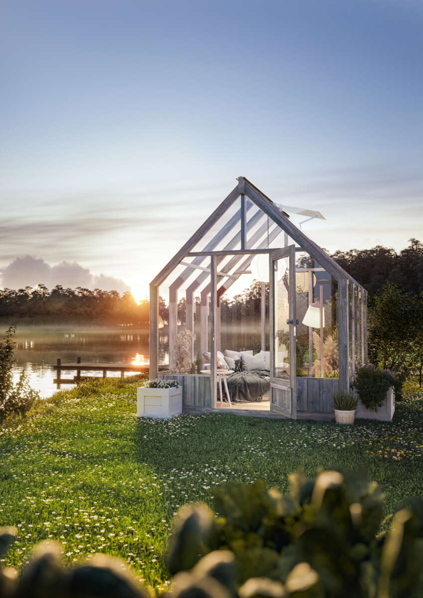 Palmako Emilia veksthus/hagestue 5,4 m²