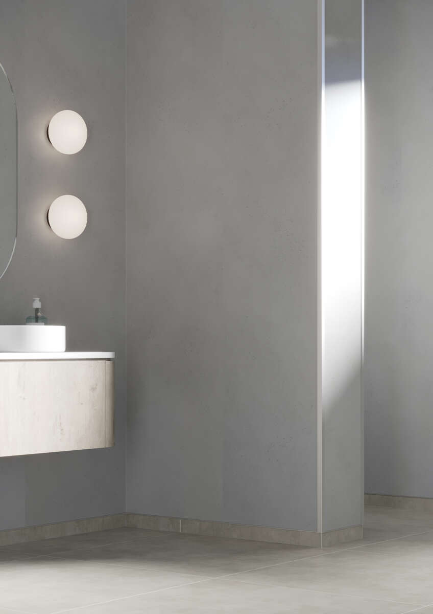 Fibo Basic 0145 Soft Cement baderomsplater 2 pk.