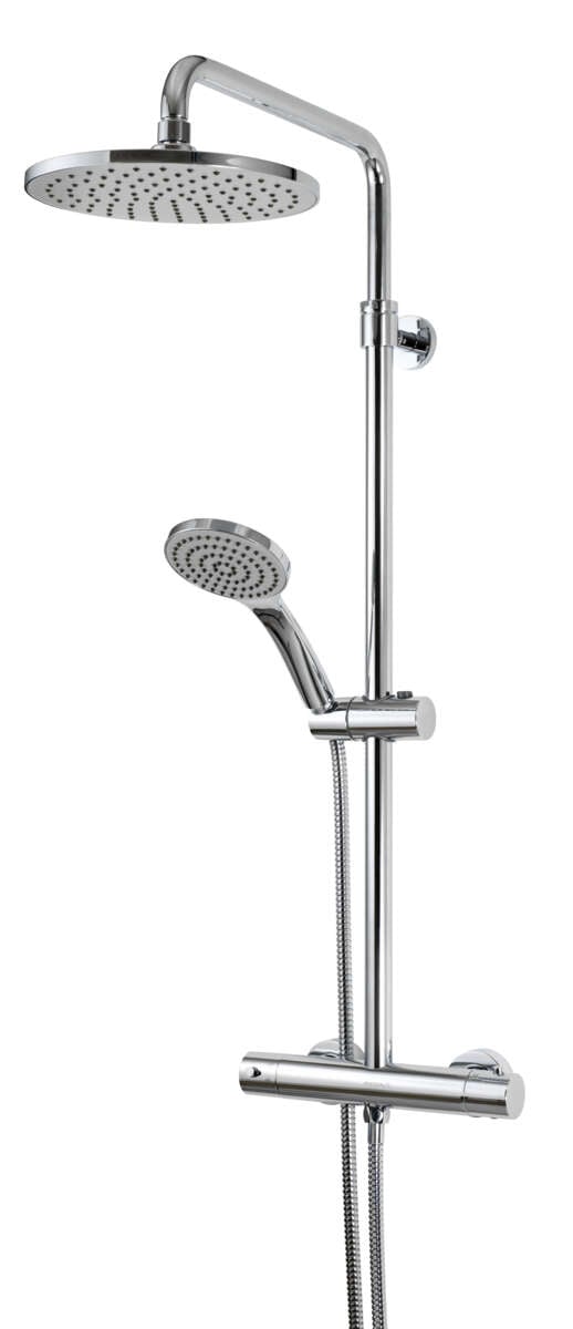 Pressalit Wave Waterfall 400 dusjsett med blandebatteri