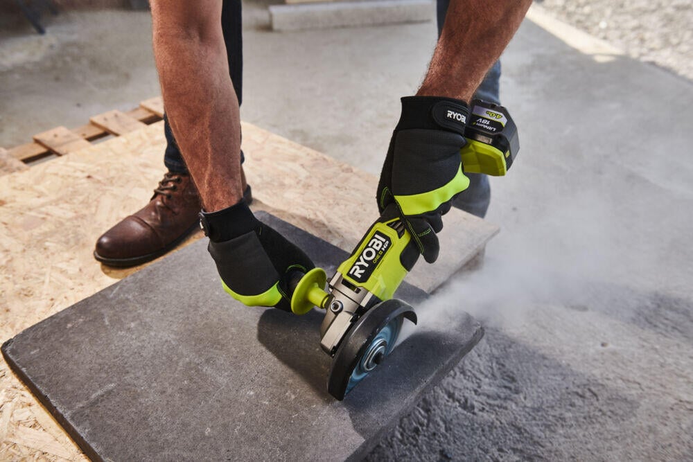 Ryobi RAG18X125-0 18V ONE+™ HP børsteløs 125 mm vinkelsliper u/batteri