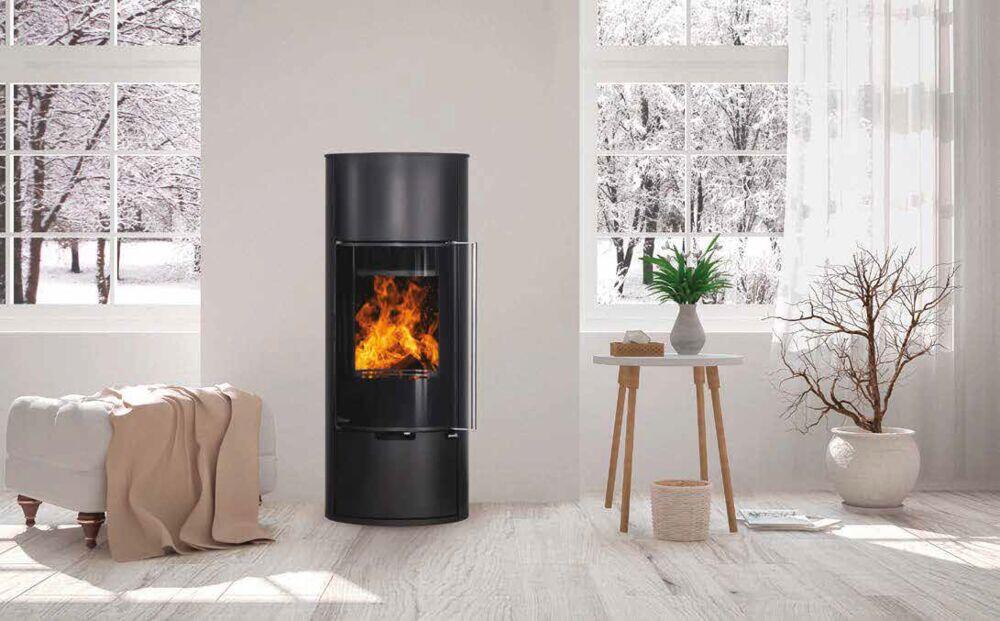 Ember E11 FG oval høy peisovn