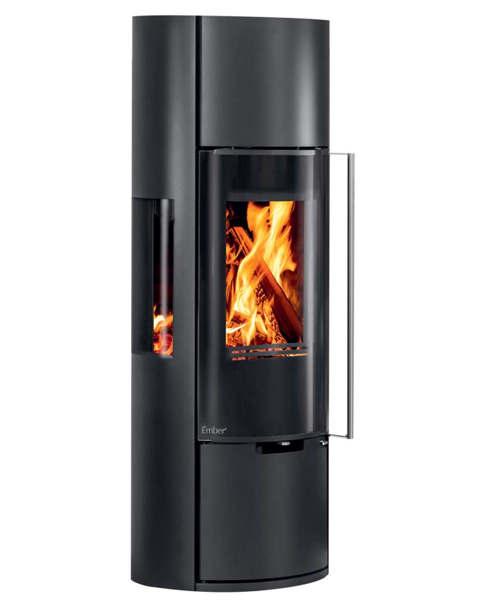 Ember E15 FG XL høy oval peisovn