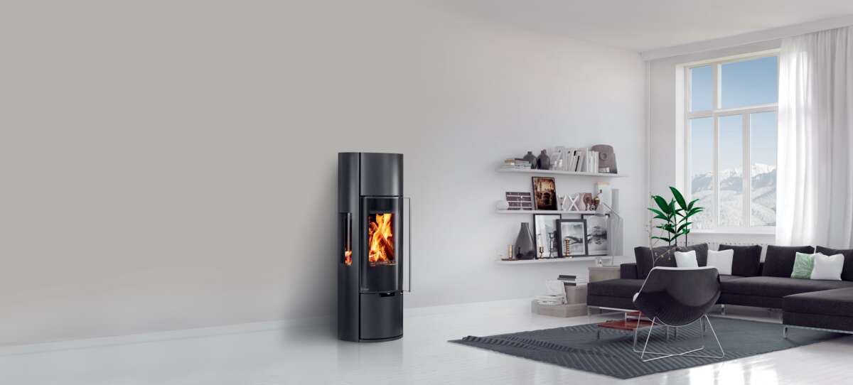 Ember E15 FG XL høy oval peisovn