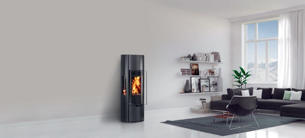 Ember E15 FG XL høy oval peisovn
