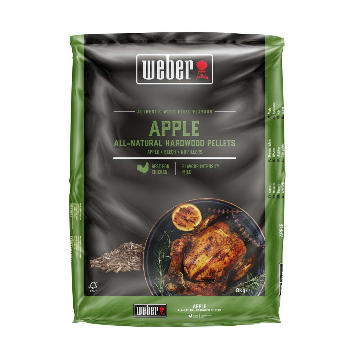 Weber Eple 8 kg trepellets