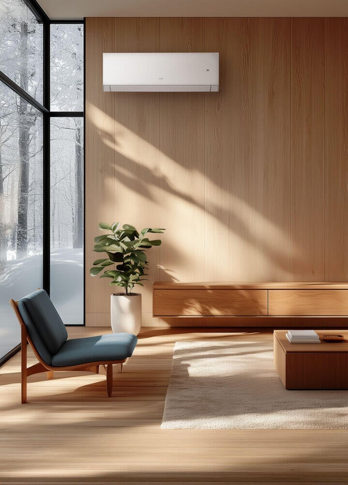 Wilfa Nordkapp 30 varmepumpe 5400W, ferdig montert