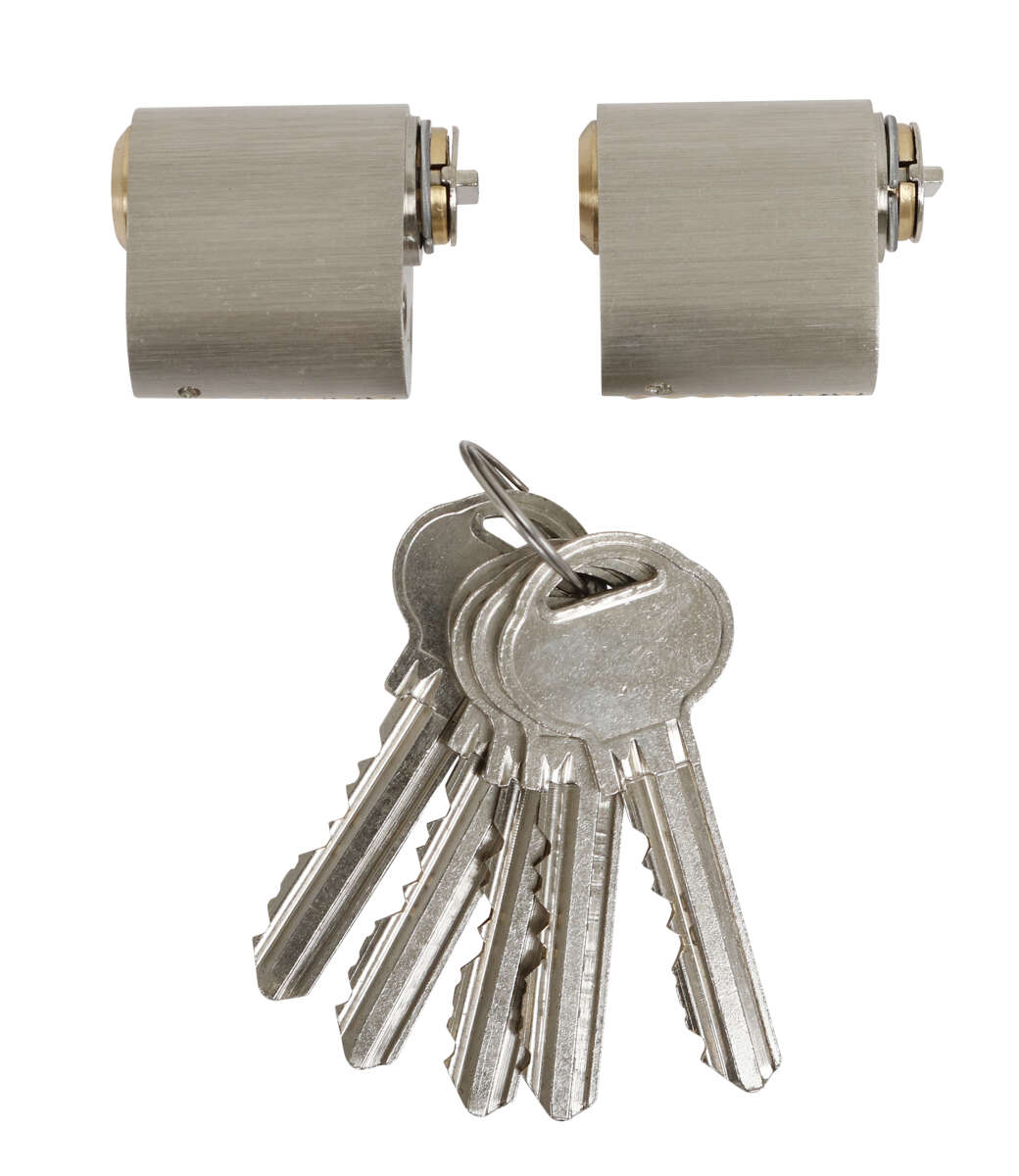 Home>it oval låssylinder med 3 nøkler 2-pk